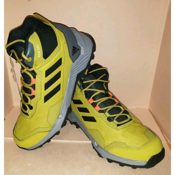 Adidas Eastrail 2.0 Mid Rain.RDY Pulse Olive Hiking Men\'s Size 10 GY4175 NEW main image 4